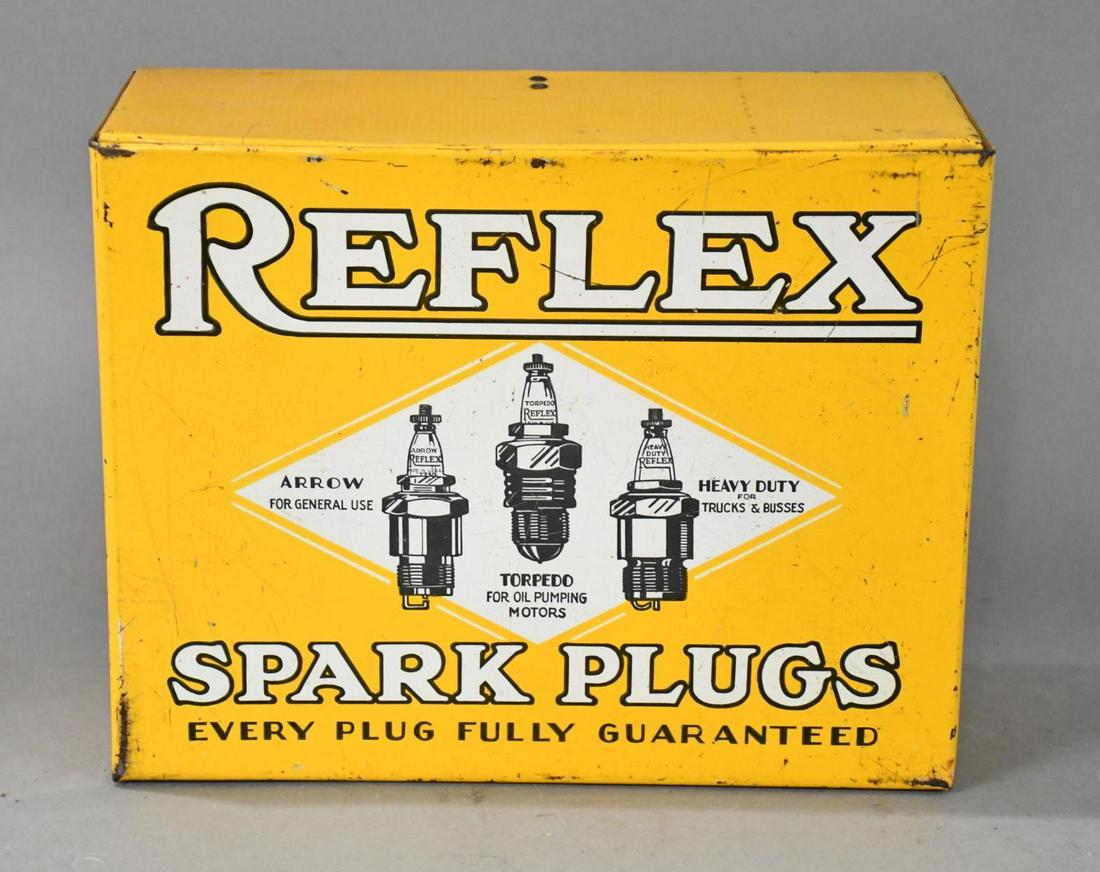Reflex Spark Plugs "Every Plug Fully Guaranteed" Metal Counter Top Display (TAC) (1 of 8)