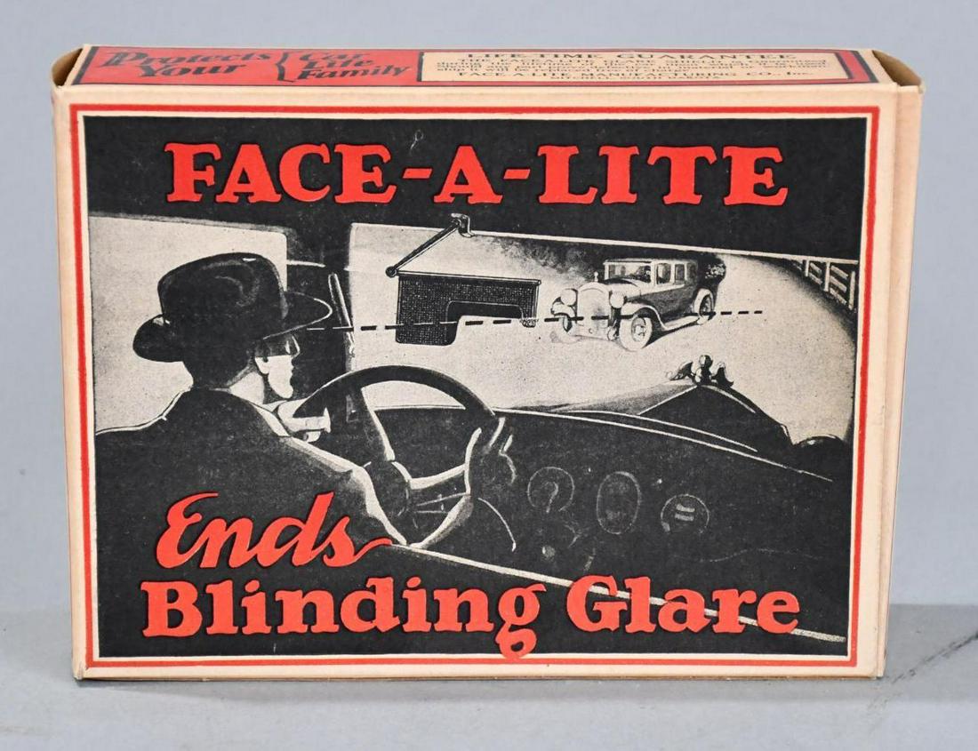 Face-A-Lite Ends Blinding Glare NOS: rated 9, 6"x8"x2.5", the cardboard box is in excellent condition, has product inside.