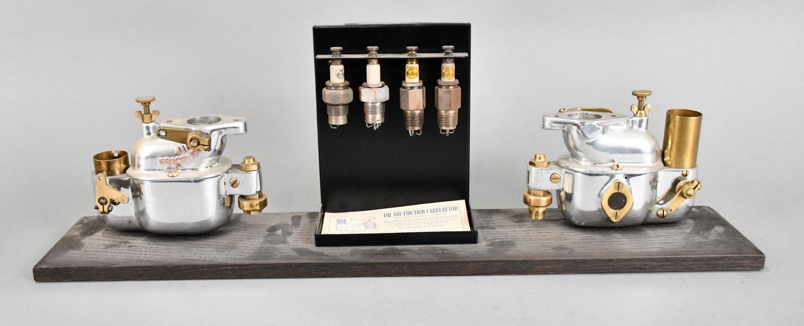 2-Air-Friction Carburetors with 4-Air Friction Sparks & Literature (1 of 8)