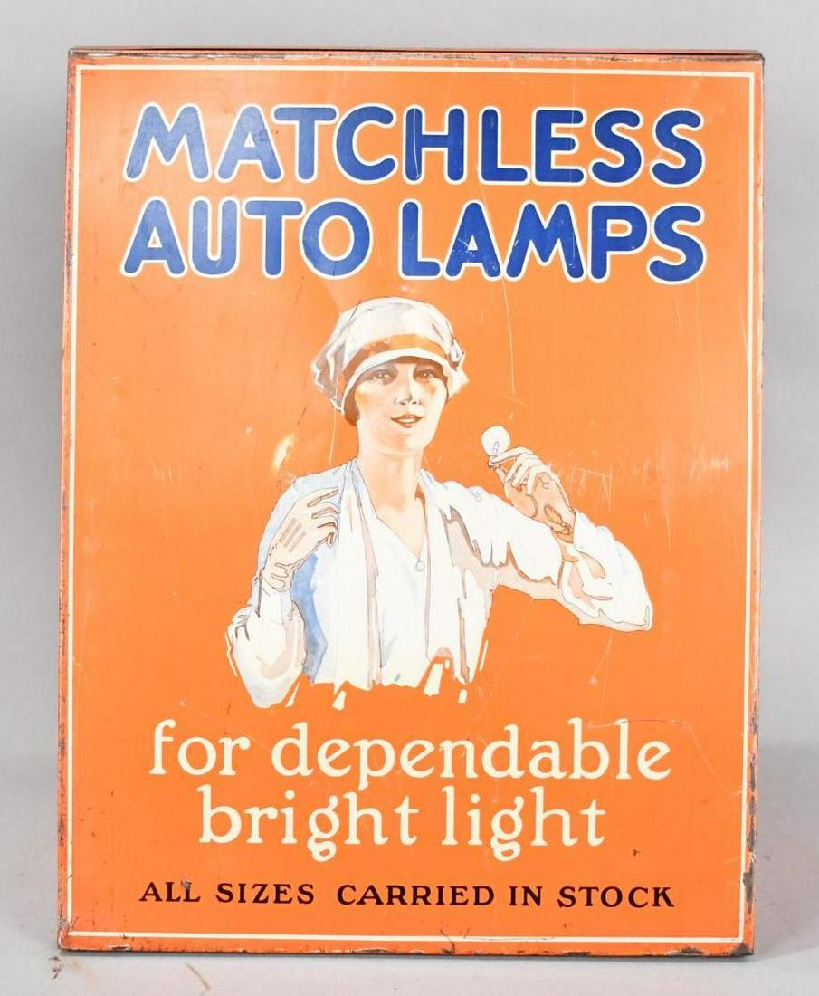 Matchless Auto Lamps "for dependable bright light" Metal Display Cabinet (TAC) (1 of 13)