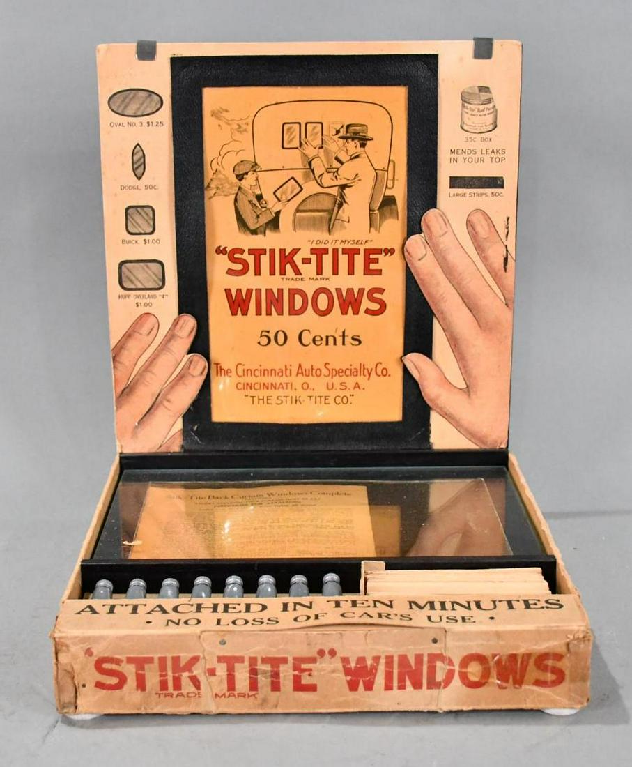"Stik-Tite" WIndows Counter Top Point of Sale Cardboard Display (1 of 8)