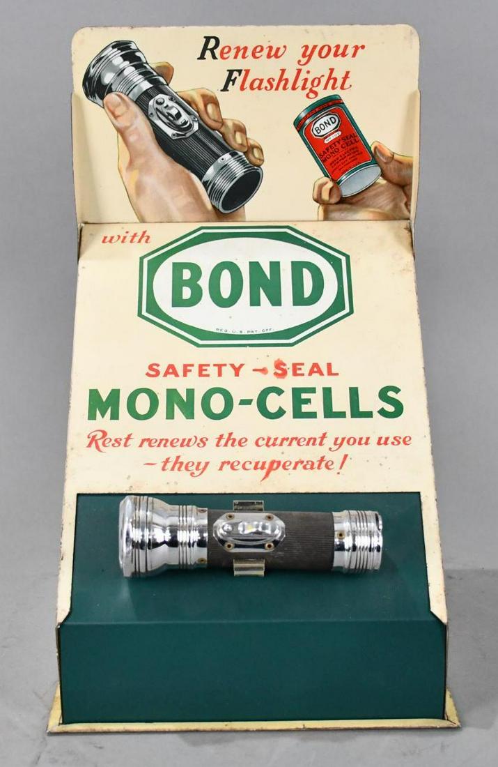 Bond Safety-Seal Mono Cell Flashlight Counter Top Metal Display (1 of 8)
