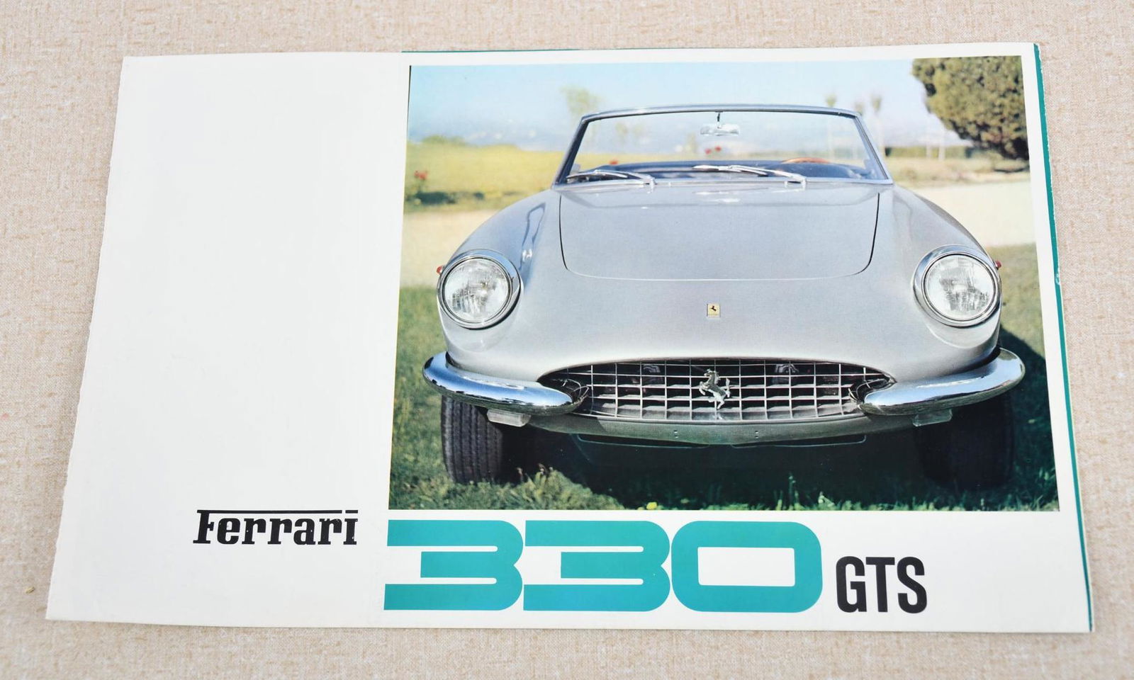 Ferrari 330 GTS Sales Literature (1 of 5)