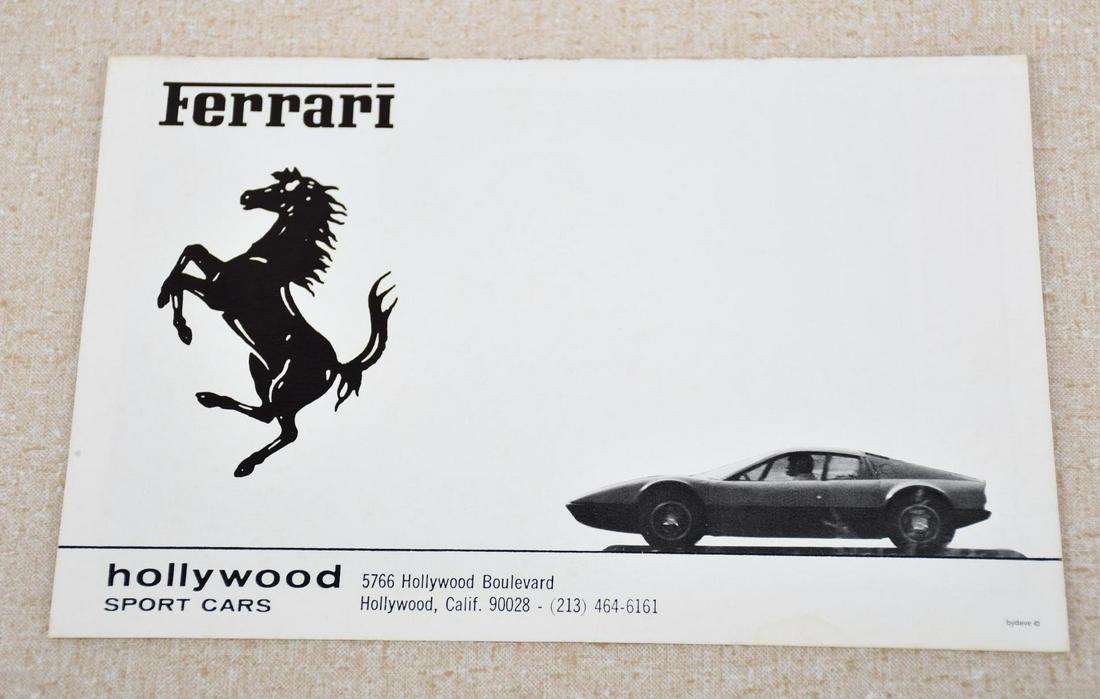 Ferrari Dino 246GT, 365, 365 GTC4 Sales Brochure (1 of 6)