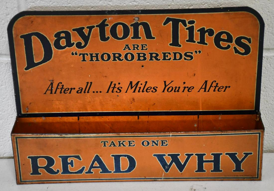 Dayton Tires are "Thorobreds" Metal Literature Cabinet (TAC) (1 of 4)