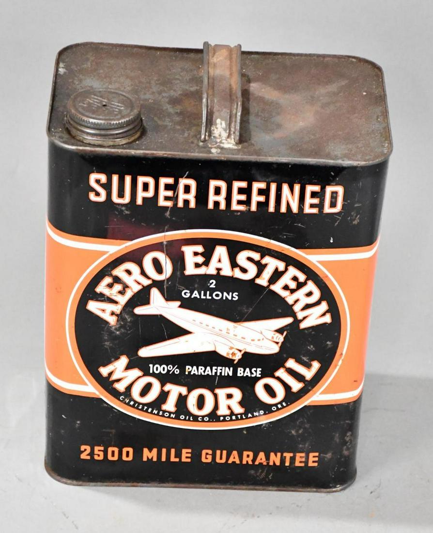 Aero Eastern Motor Oil 2 Gallon Metal Can (1 of 6)