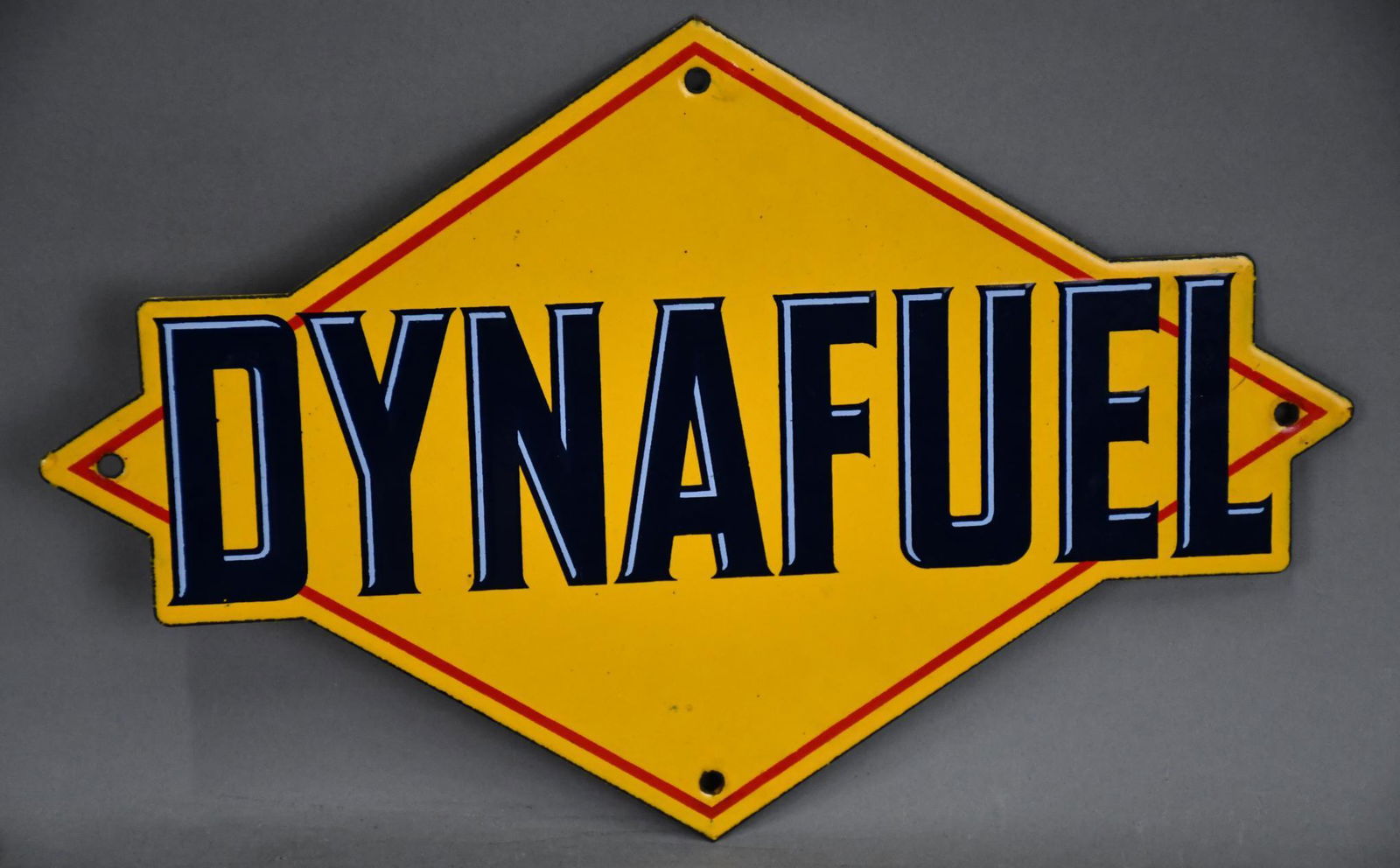 (Sunoco) Dynafuel Porcelain Pump Sign (TAC) (1 of 3)