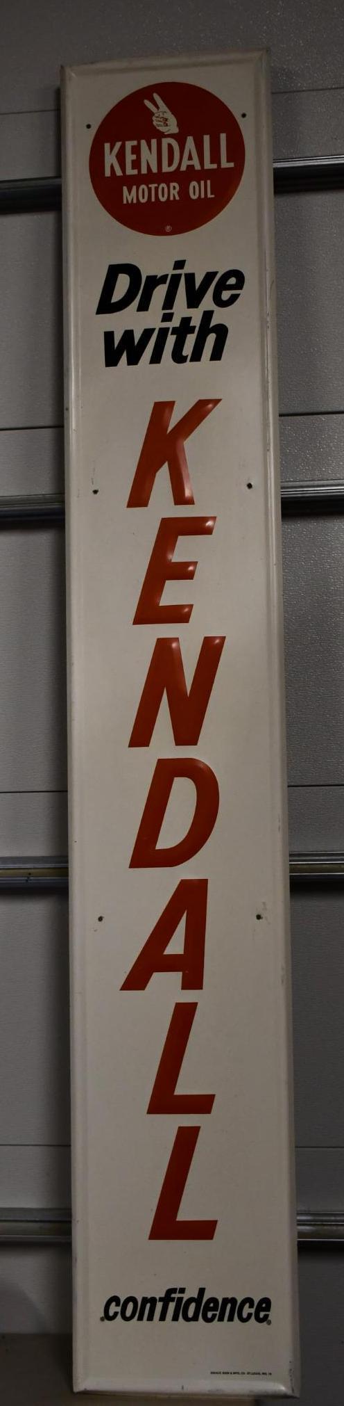 Drive with Kendall w/Logo Metal Sign (TAC) (1 of 5)