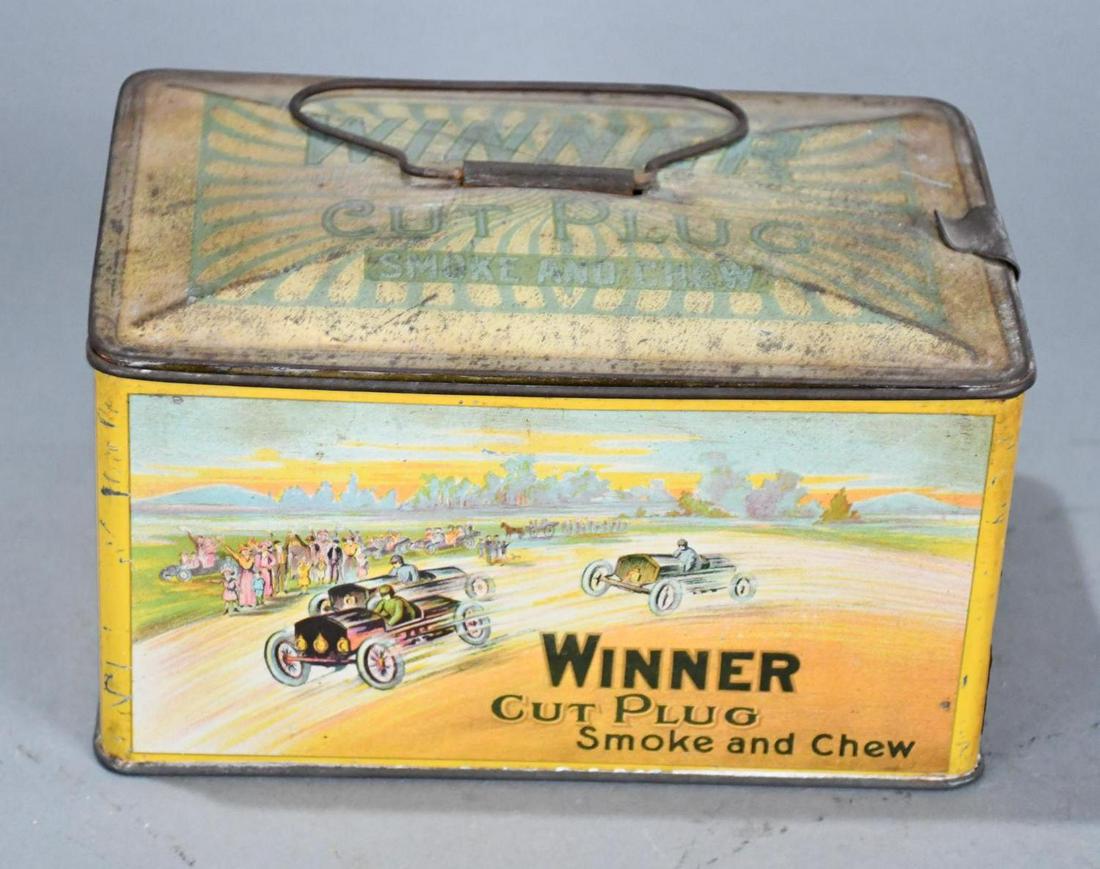 Winner Cut Plug Tobacco Can w/ Graphics (1 of 4)