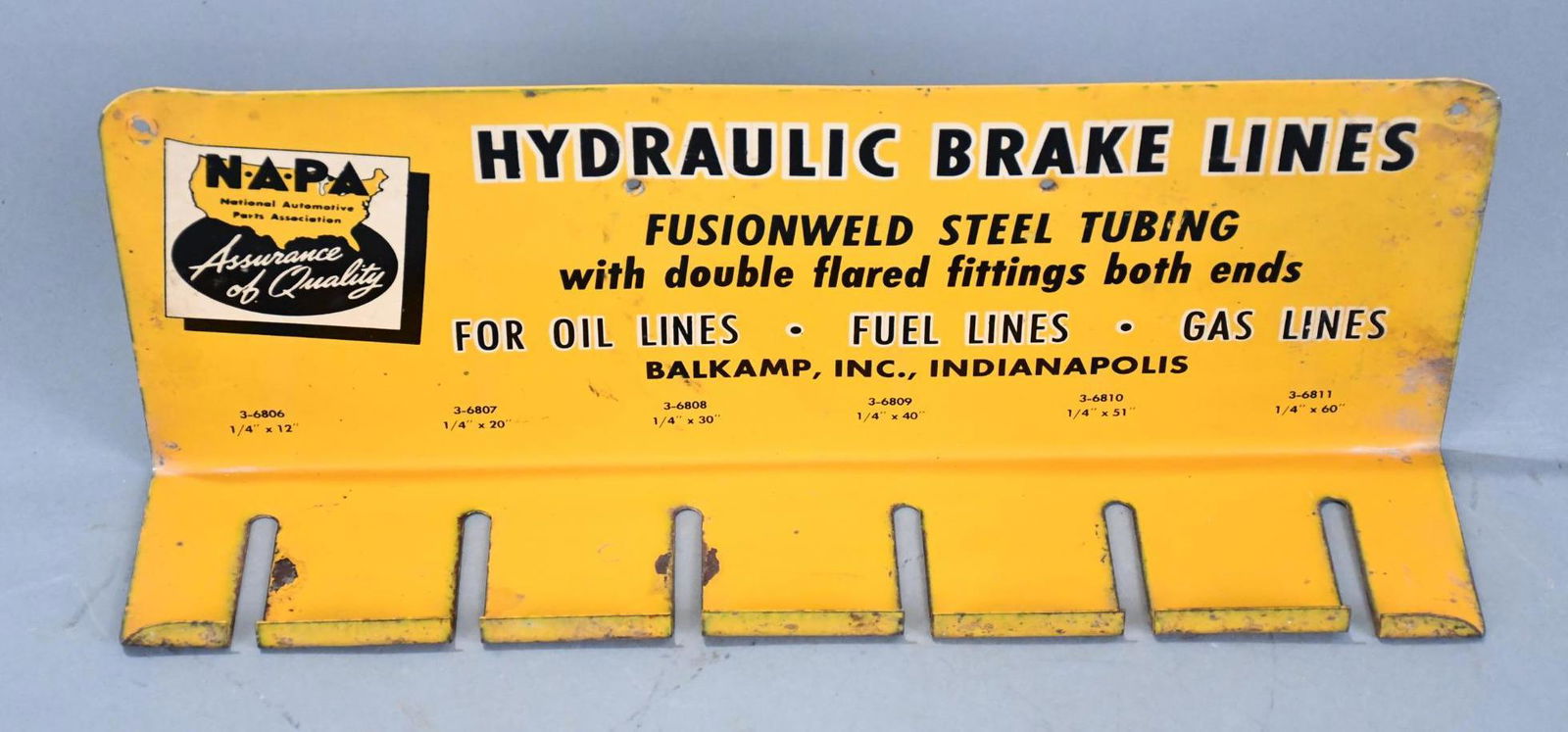 Napa Brake Lines Metal Rack (1 of 3)