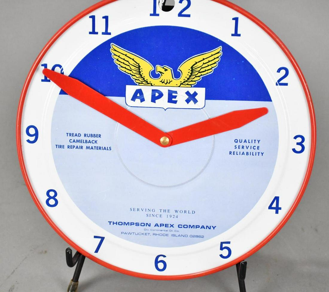 Apex Tire Repair Materials Metal Return Time Metal Sign (1 of 4)