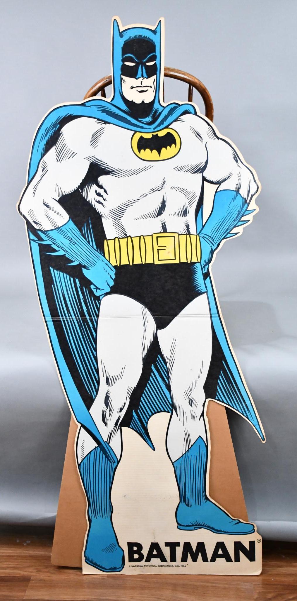 An Original Batman Cardboard Life-Size Easel Back Standup Display (1 of 12)