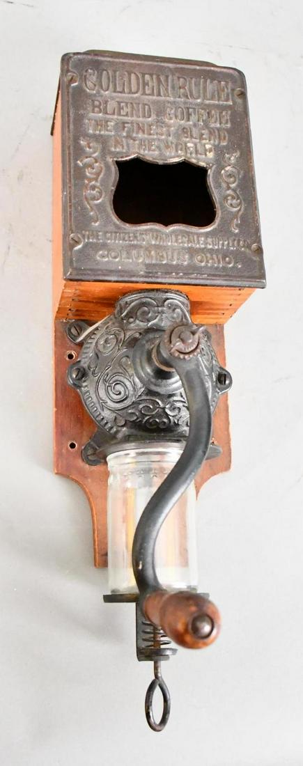 Golden Rule Blend Coffee Wall Mounted Coffer Grinder (1 of 5)