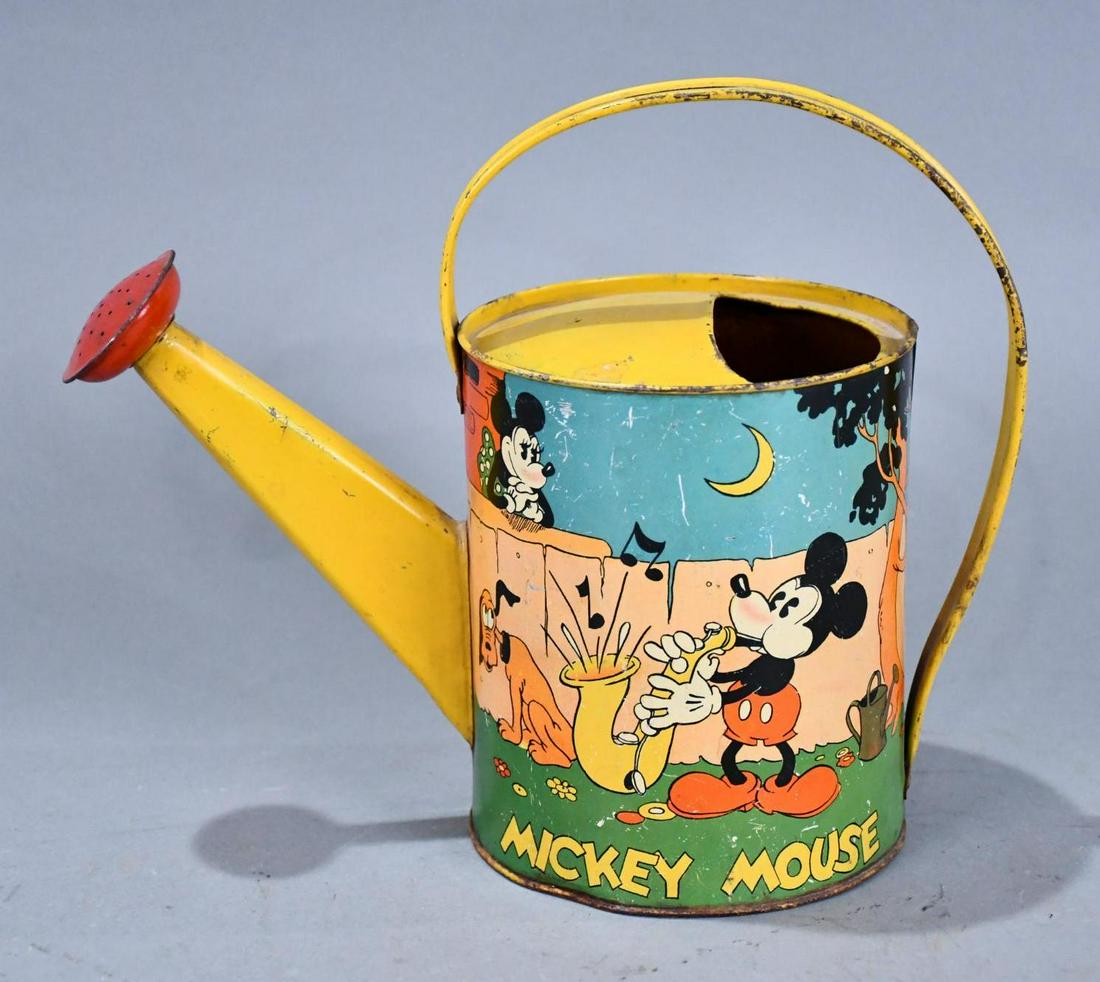 Pie-Eyed Mickey Mouse Metal Sprinkler Can by Ohio Art (1 of 6)