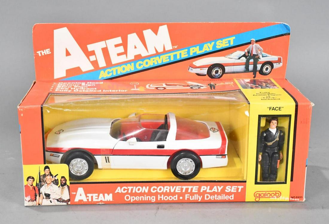 A-Team Action Corvette Play Set w/"FACE" NIB (1 of 7)