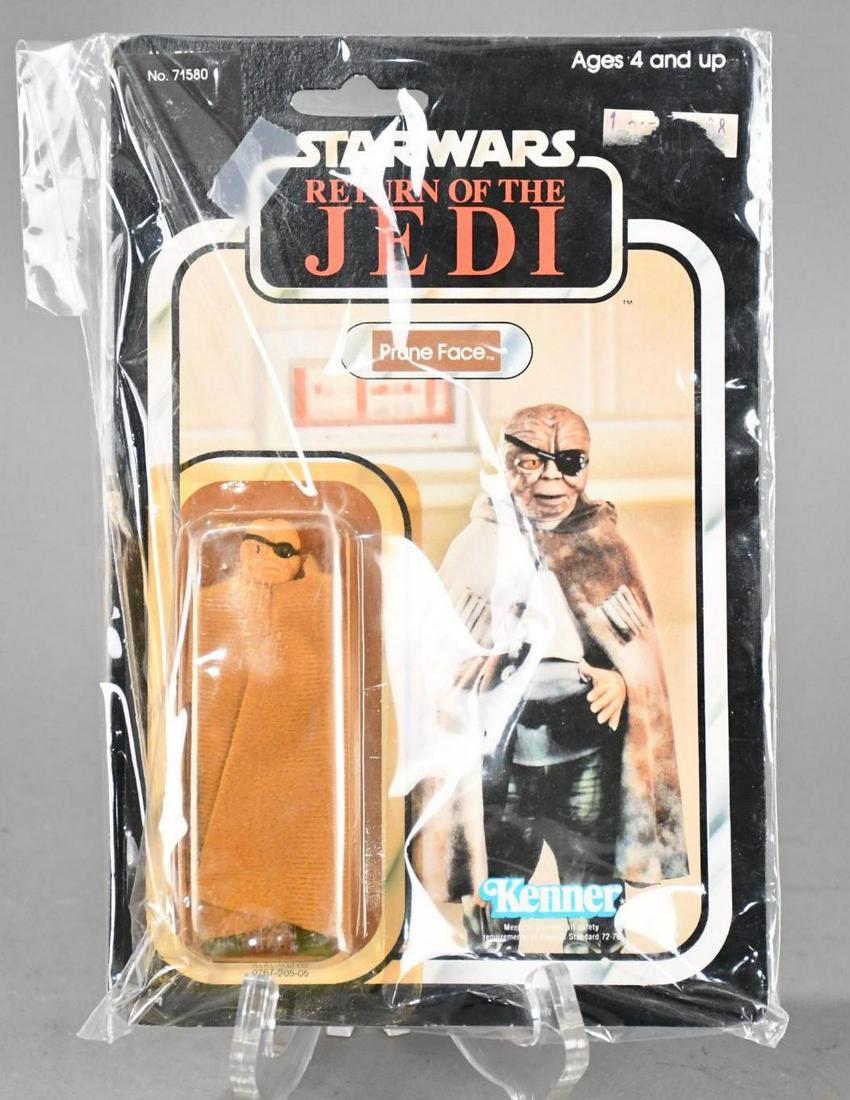 Star Wars Return of the Jedi Prune Face NIP: rated 9, 4"T., the action figure is new in the blister pack, pack has good color and shine.