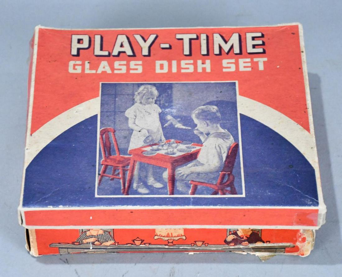 Akro Agate Play-Time Glass Dish Set (1 of 3)