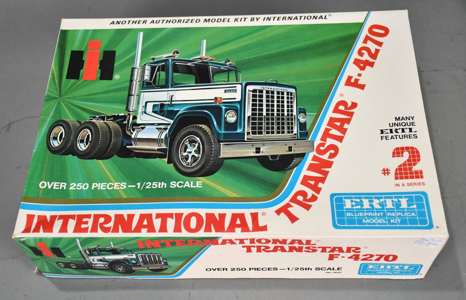 Ertl International Transtar F-4270 Model Kit: rated 9, most pieces are still attached, looks good.