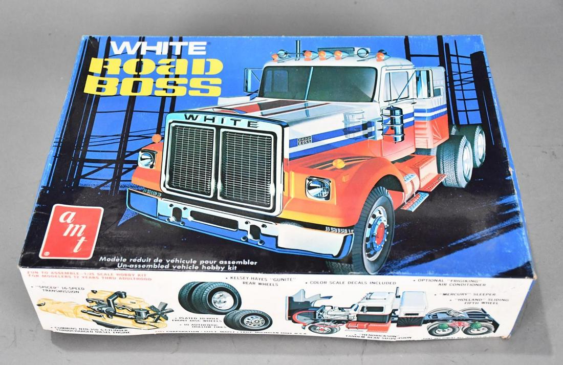 AMT White Road Boss Plastic Model Kit (1 of 3)