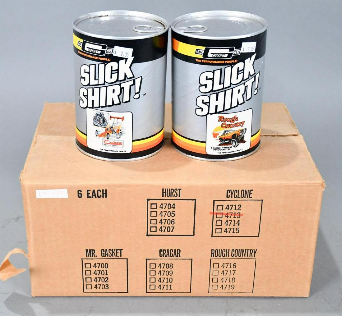 22-Mr. Gasket Slick Shirt Cyclone & Rough Country Shirts in Cans: 9 rough country 13 cyclone, all are mediums