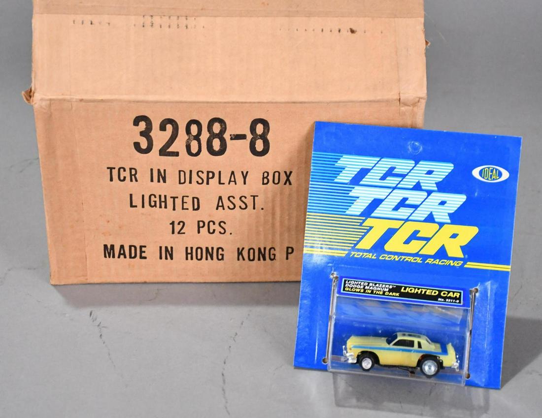 96-Ideal TCR Dodge Magnum Lighted Car NIP: all are new on the blister pack, some case have never been opened.