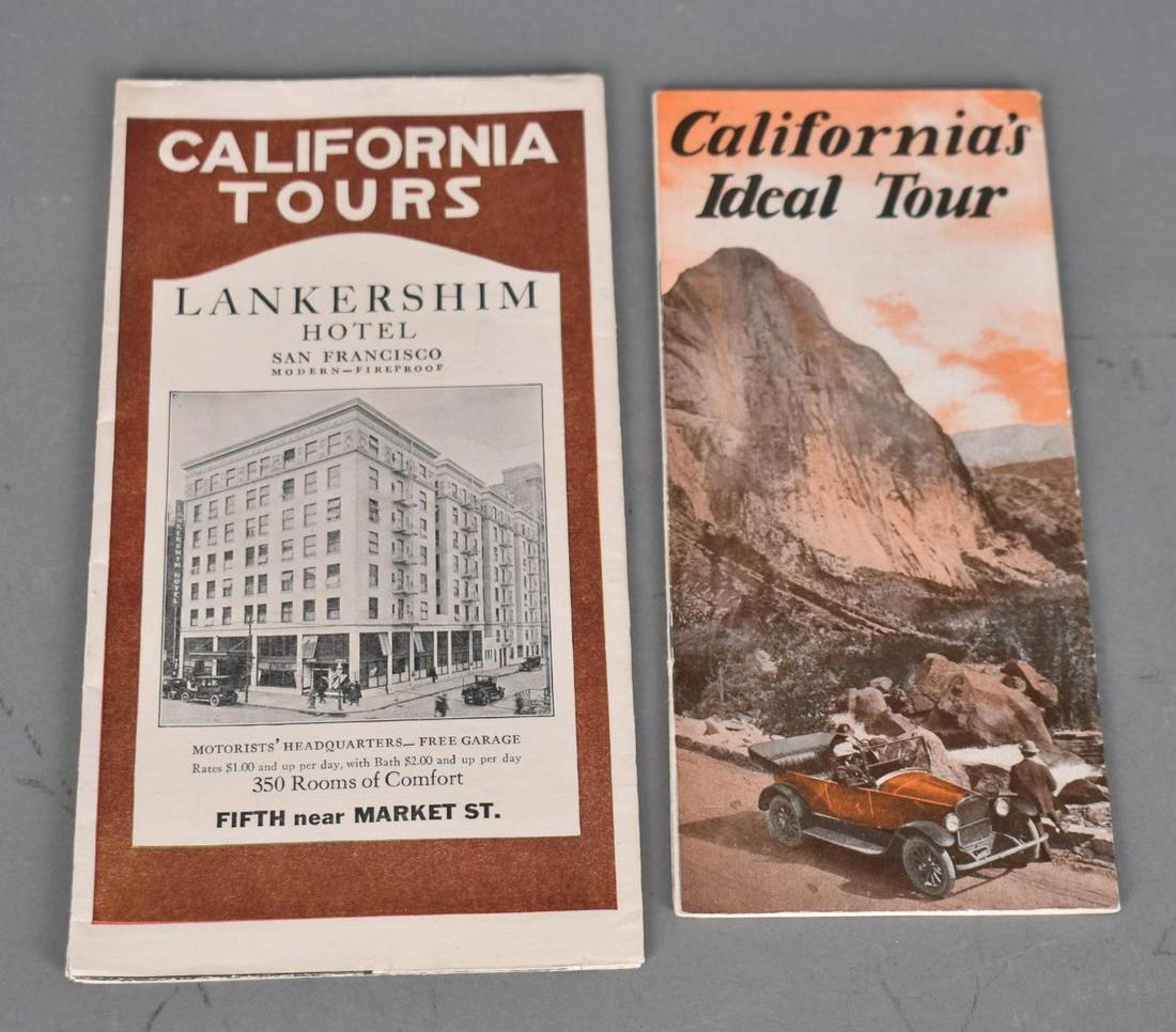 California Ideal Tour & California: rated 8.5, 9.5"x4.5", both have good color