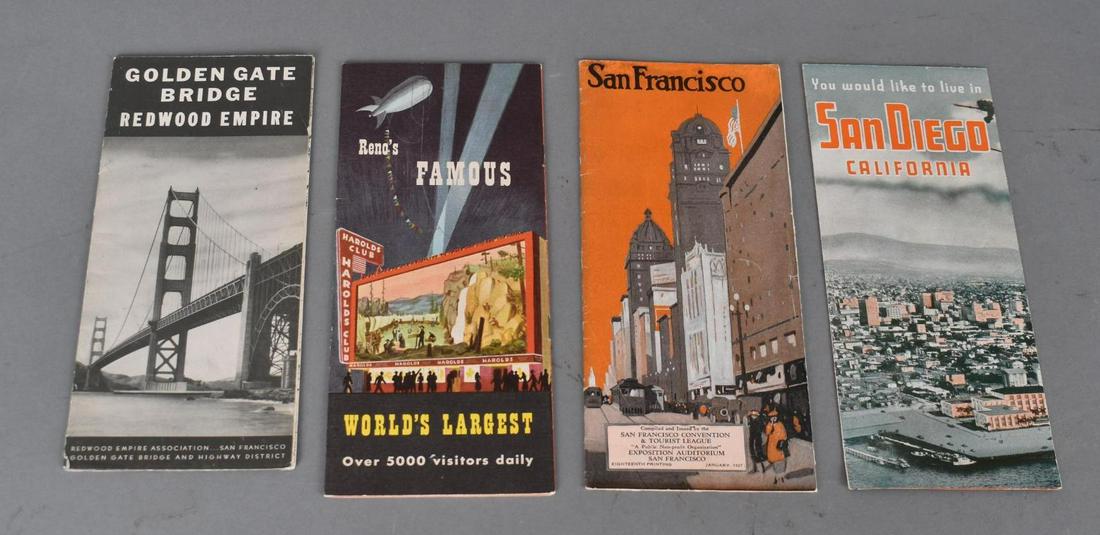 San Francisco, San Diego, Harold's Club & Golden Gate Maps (1 of 2)