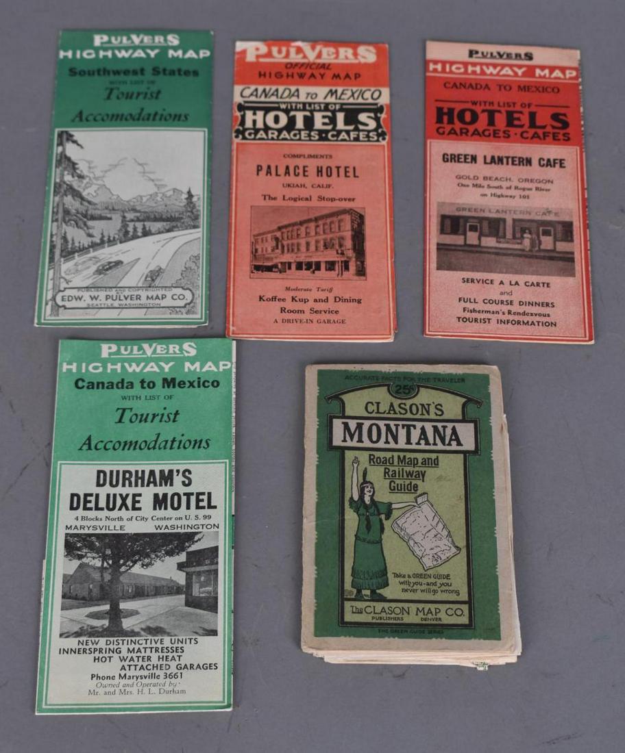 4-Pluvers & Clason's Montana Road Maps (1 of 4)