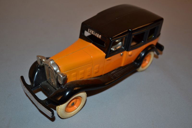 Arcade "Checker" Cab limited production by Don Lew: Arcade "Checker" Cab limited production by Don Lewis, cast iron, 9 inches long,