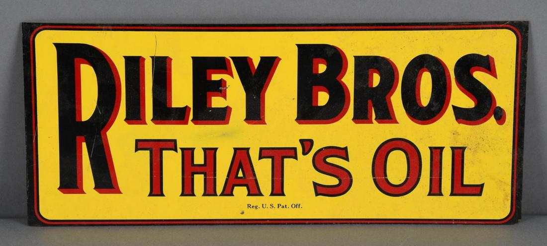 Riley Bros. That's Oil Metal Tacker Sign (1 of 2)