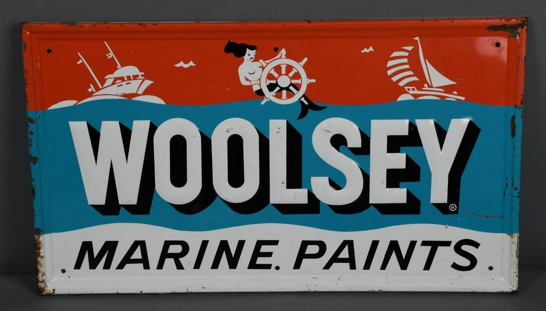 Woolsey Marine Paints Metal Sign (1 of 2)