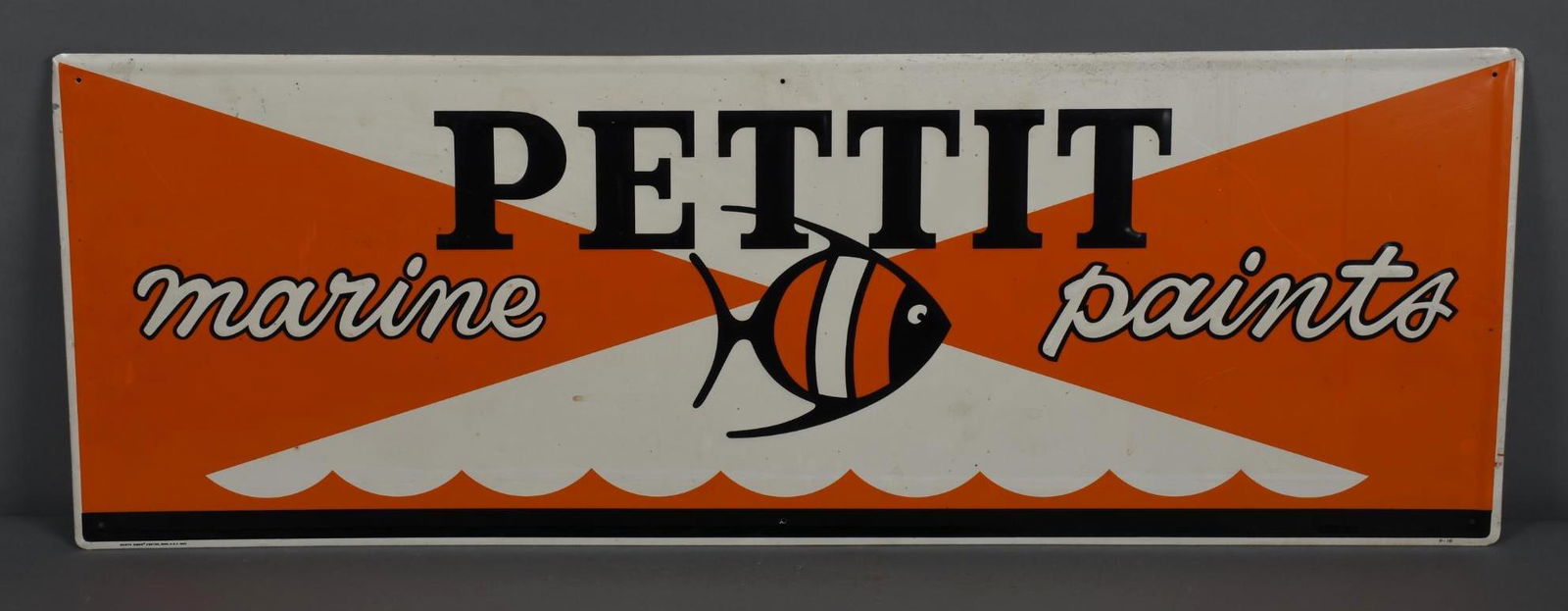 Pettit Marine Paint w/Logo Metal Sign (1 of 4)