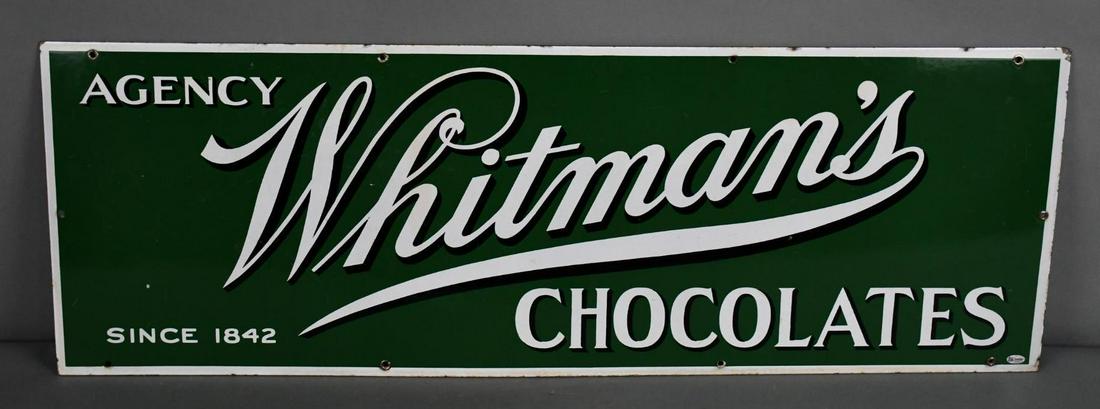 Whitman's Chocolates Porcelain Sign (TAC) (1 of 4)