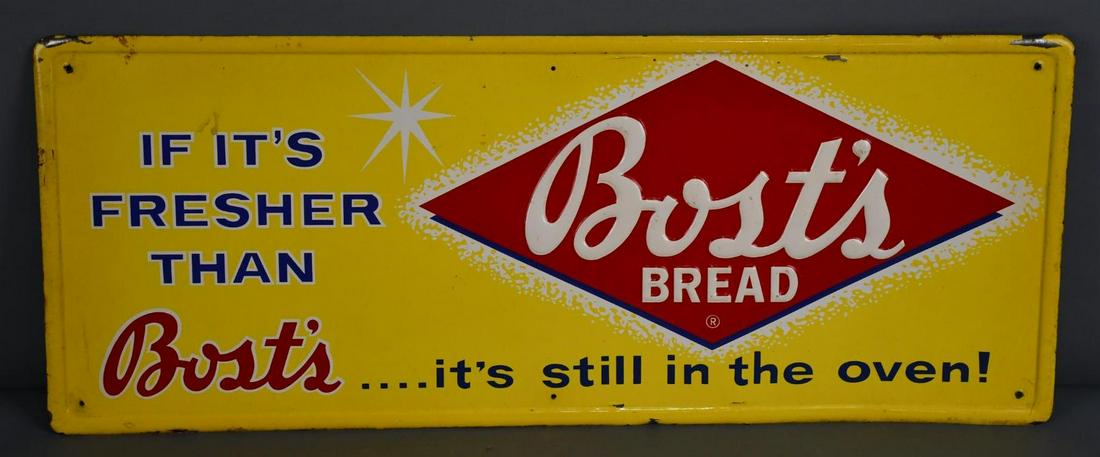 Bost's Bread Metal Sign (1 of 2)