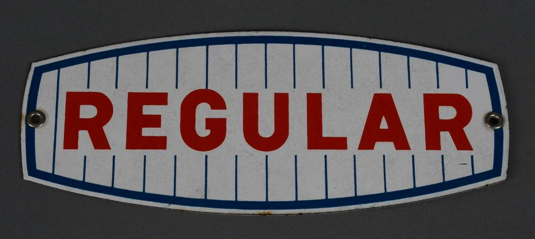(Champlin) Regular Porcelain Pump Sign (1 of 2)