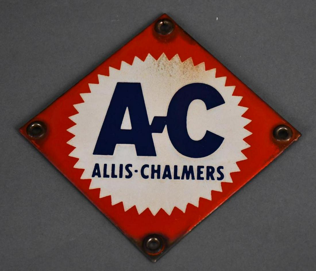 A-C Allis Chalmers Porcelain Sign (small) (1 of 2)