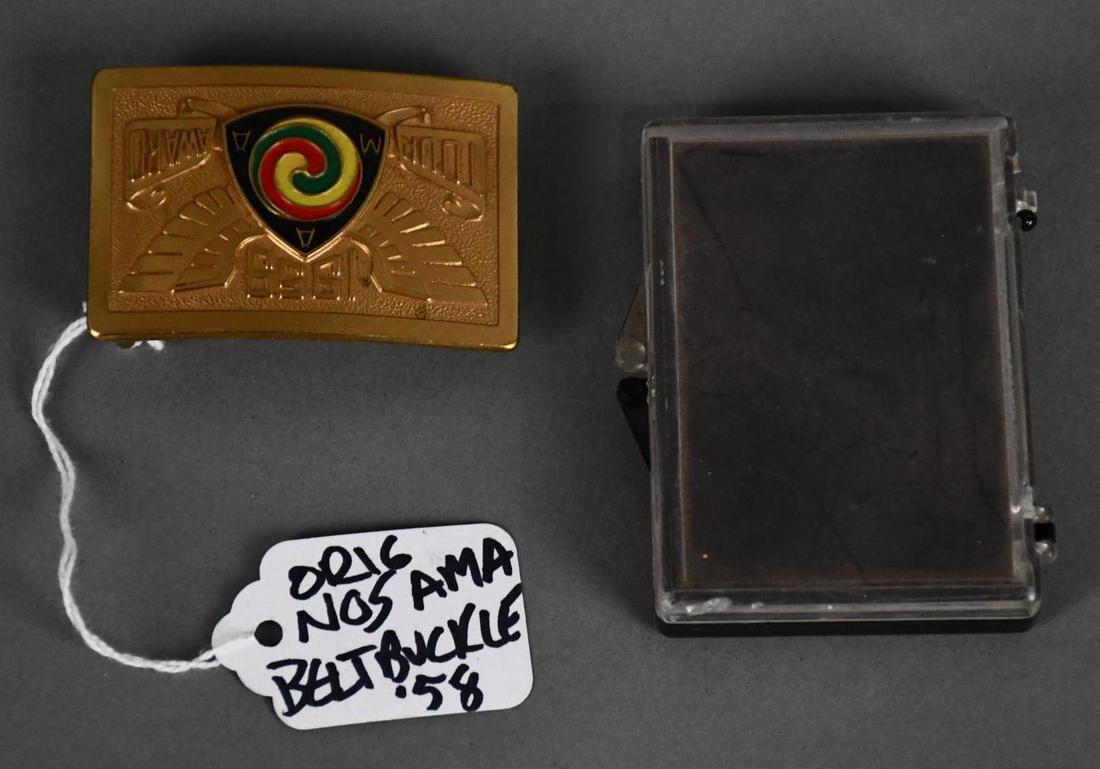 1958 AMA Tour Award Metal Belt Buckle (1 of 2)