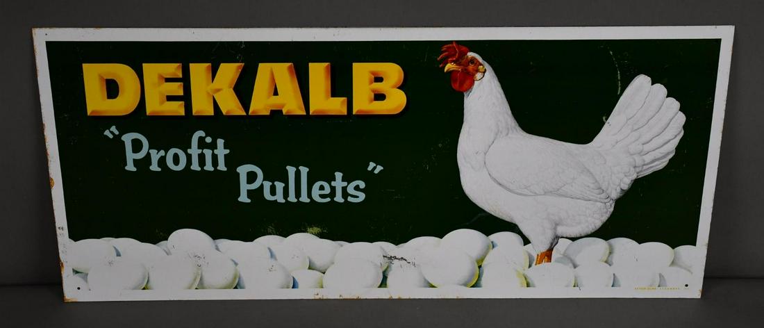 Dekalb â€œProfit Pulletsâ€ Metal Sign (1 of 5)