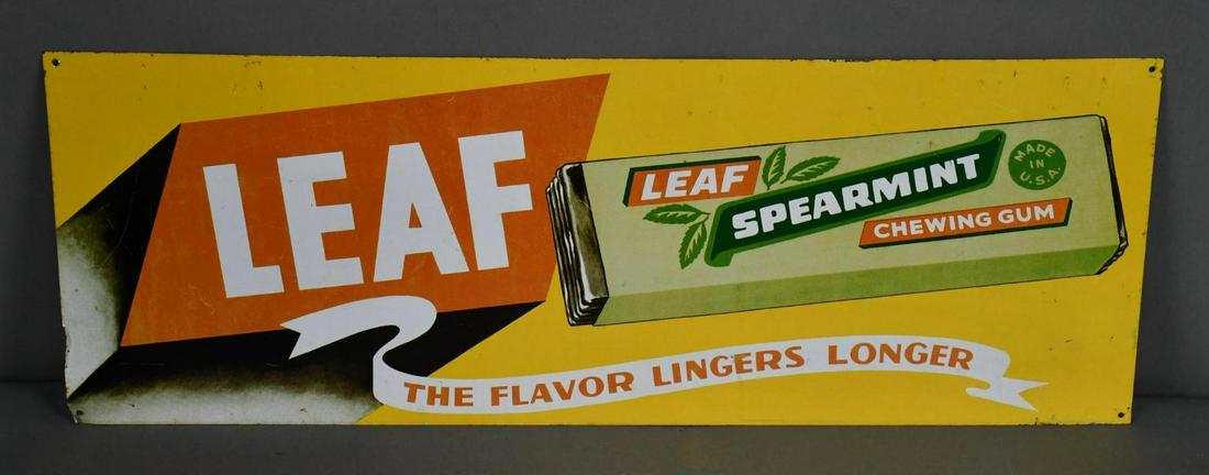 Leaf Spearmint Chewing Gum Metal Sign (1 of 4)