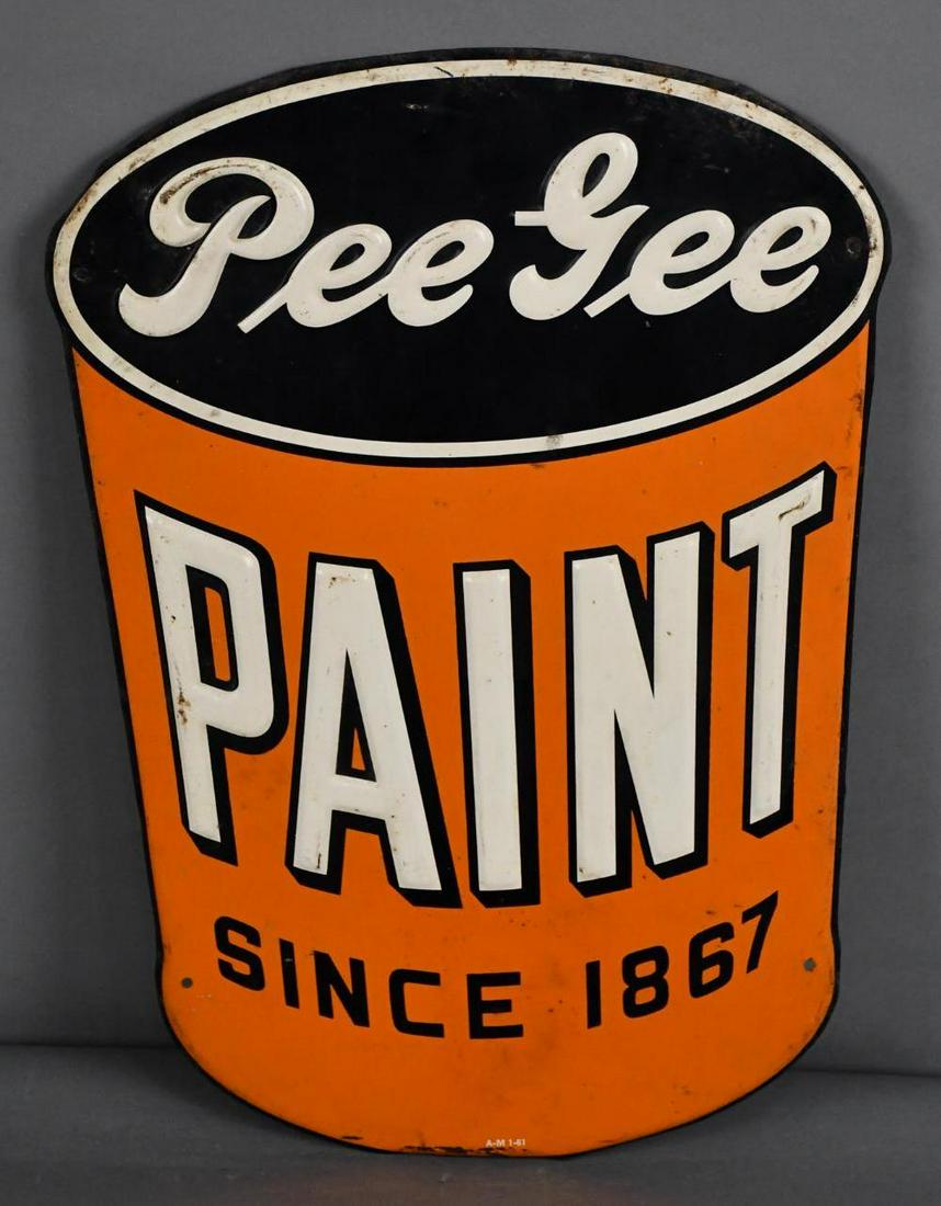 Pee Gee Paint Metal Sign (1 of 4)