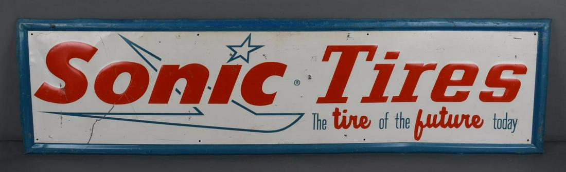 Sonic Tires Metal Sign (1 of 4)