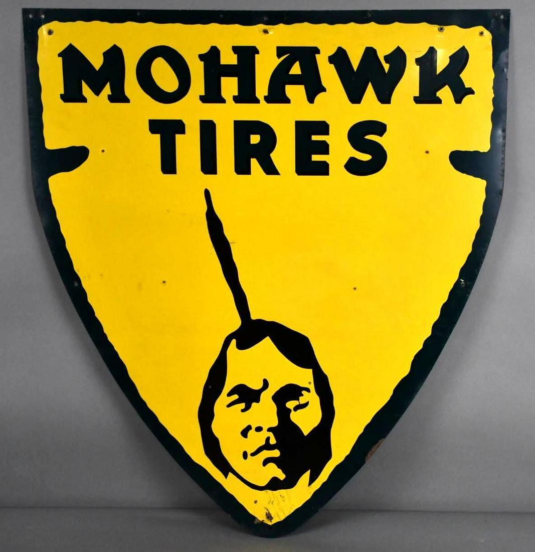 Mohawk Tires W/logo Metal Sign (tac) Auction