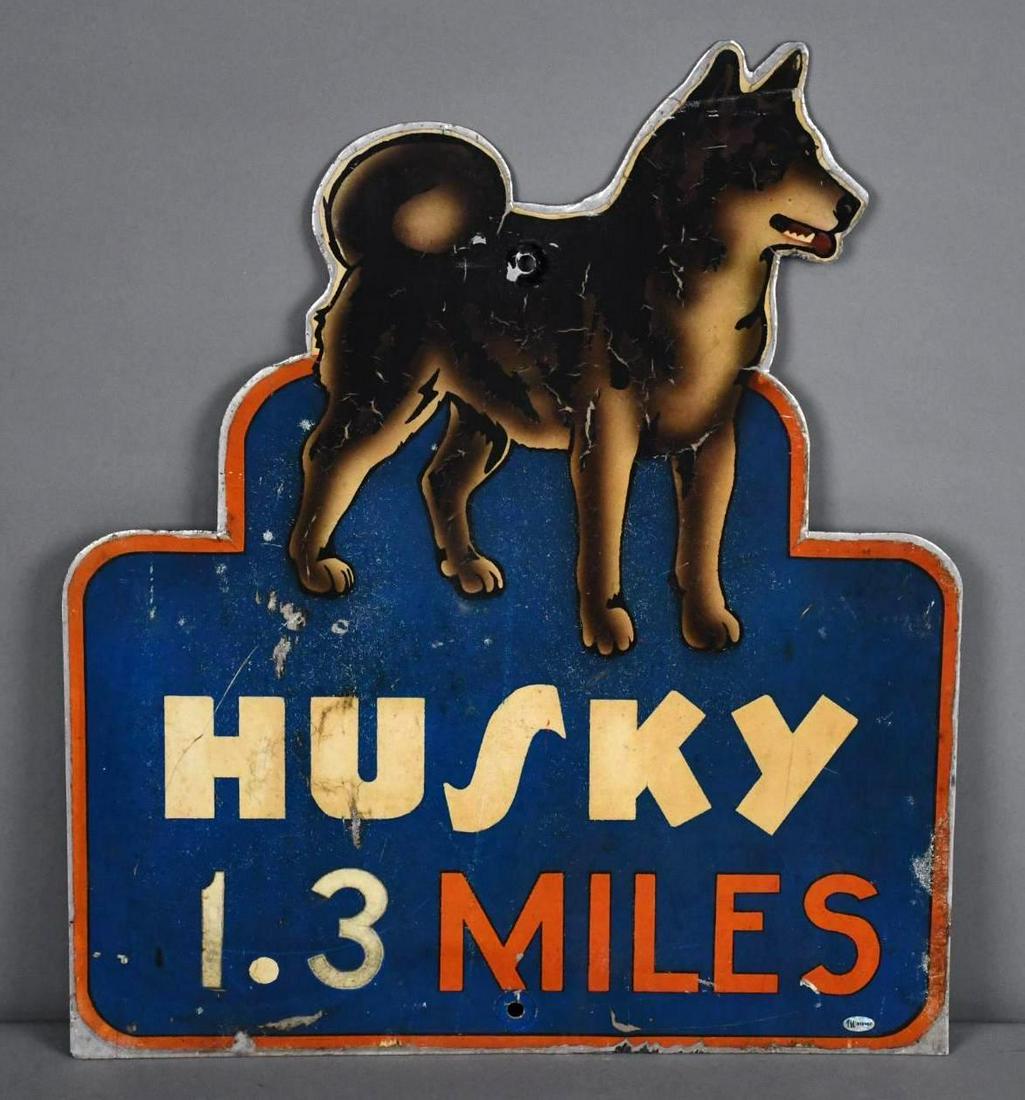 Husky 1.3 Miles w/Logo Metal Sign (TAC) (1 of 6)