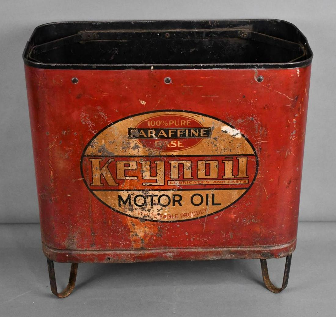 (White Eagle) Keynoil Motor Oil Service Station Island Bottle Rack (1 of 4)