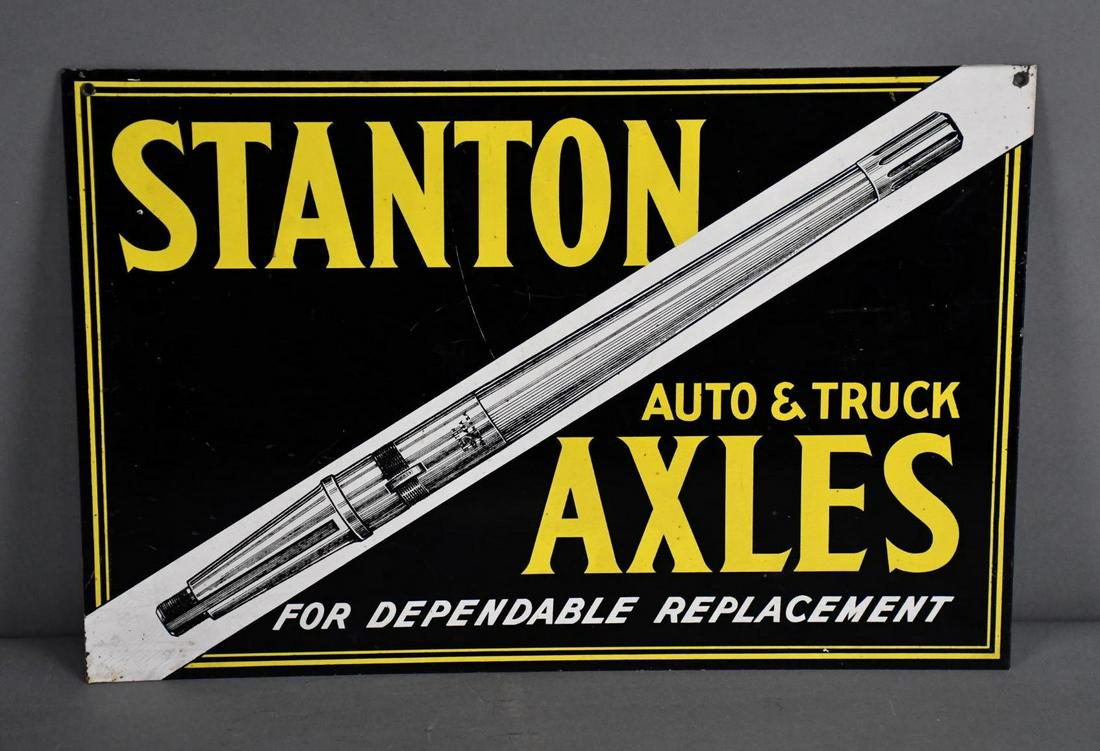 Stanton Auto & Truck Axles Metal Sign (tac) Auction