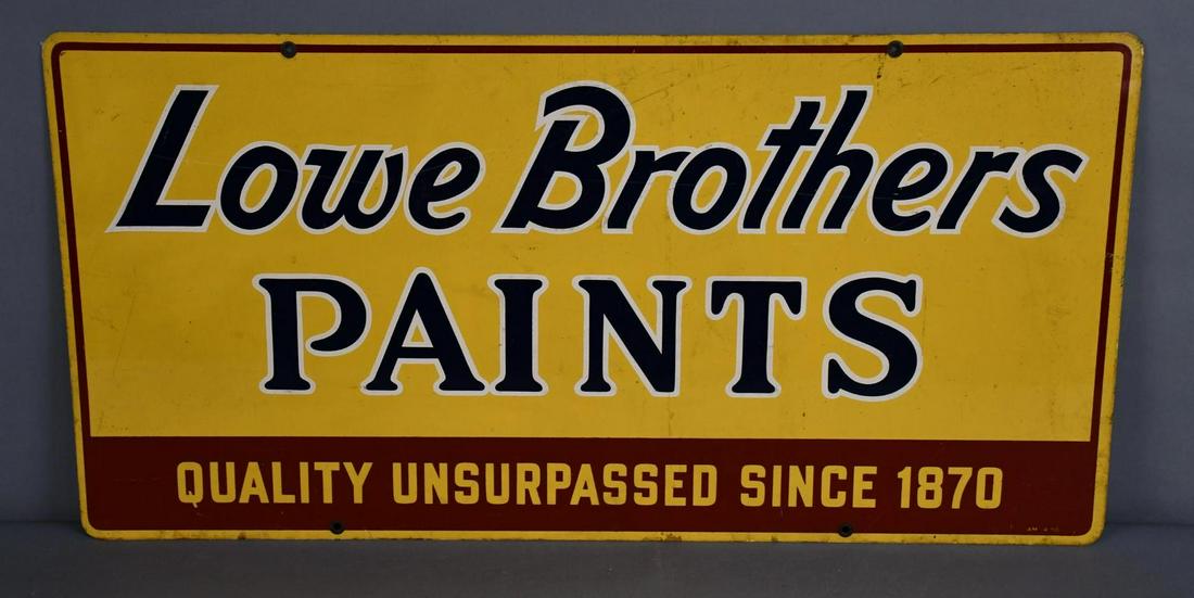Lowe Brothers Paints Metal Sign (TAC) (1 of 4)