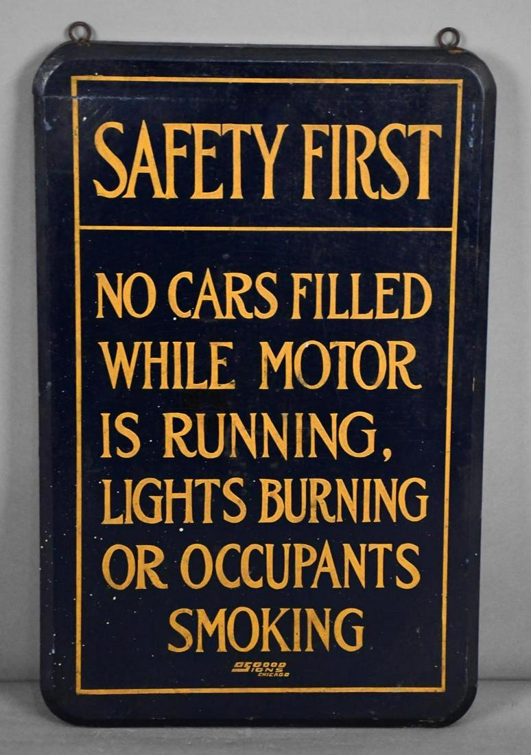 Safety First Wood Sign (1 of 4)