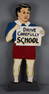 Drive Carefully School Crossing Guard Wood Sign