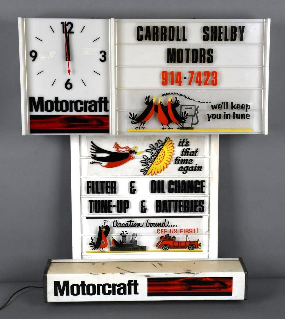 Motorcraft Lighted Plastic Menu Board Sign  (TAC) (1 of 9)