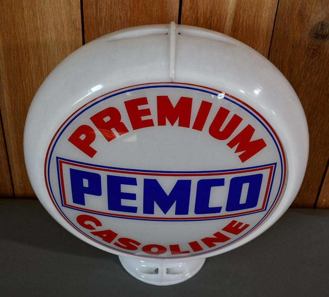 Pemco Premium Gasoline 13.5" Globe Lenses (1 of 4)